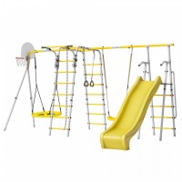 Детский спортивный комплекс для Дачи Веселая лужайка PRO (Комплект №13)